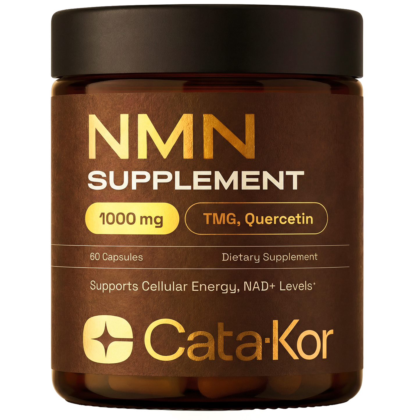 Cata-Kor NMN Supplement, Quercetin, TMG, Resveratrol – Supports Cellular Energy & NAD+ Levels