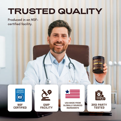 Cata-Kor NMN Supplement, Quercetin, TMG, Resveratrol – Supports Cellular Energy & NAD+ Levels