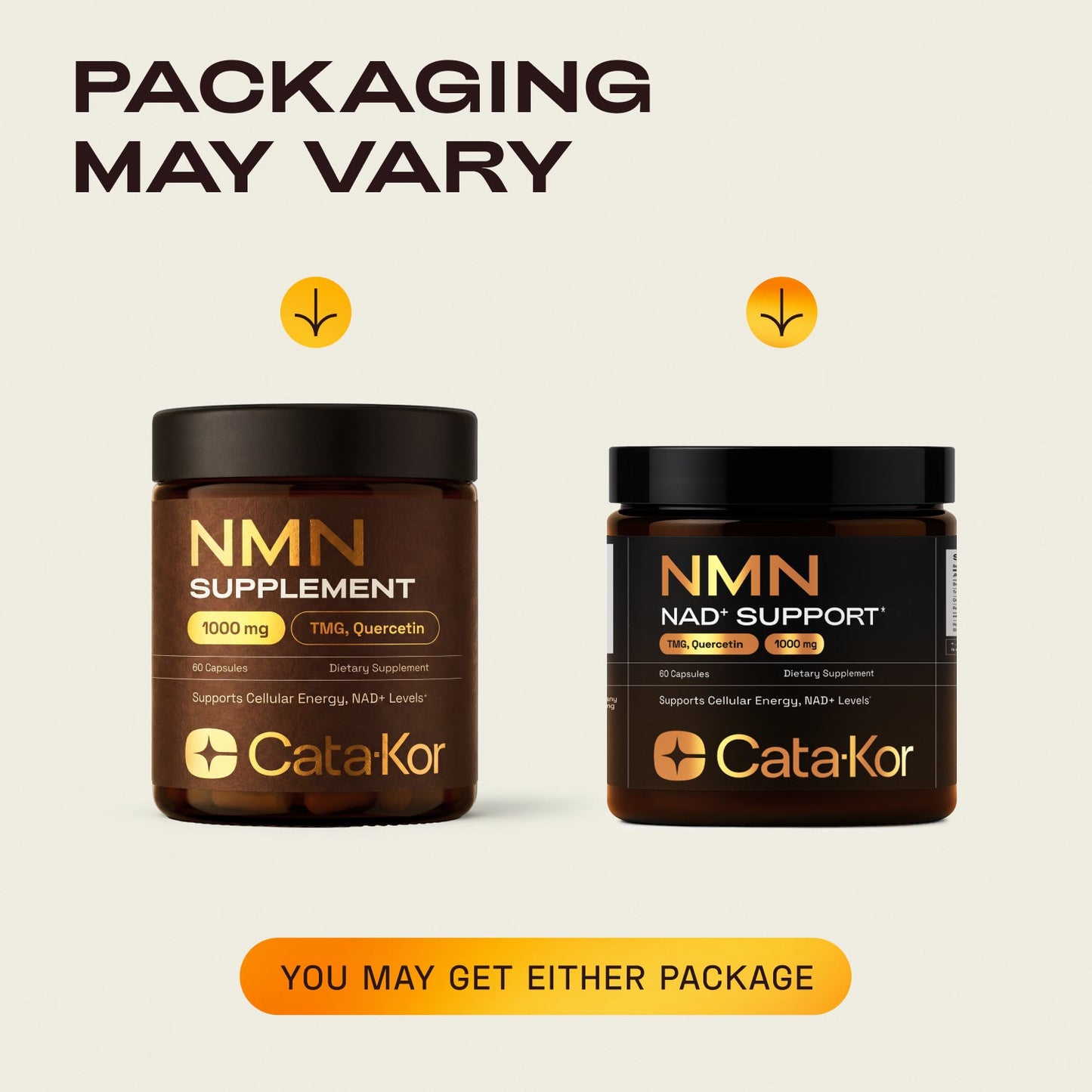 Cata-Kor NMN Supplement, Quercetin, TMG, Resveratrol – Supports Cellular Energy & NAD+ Levels